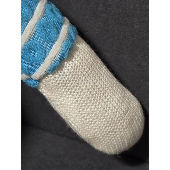 Sock Monkey Blue & Green Striped Plush Street Players 2009 Stuffed Animal 17.5” - Picture 7 of 12